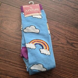 Blue Rainbow Socks